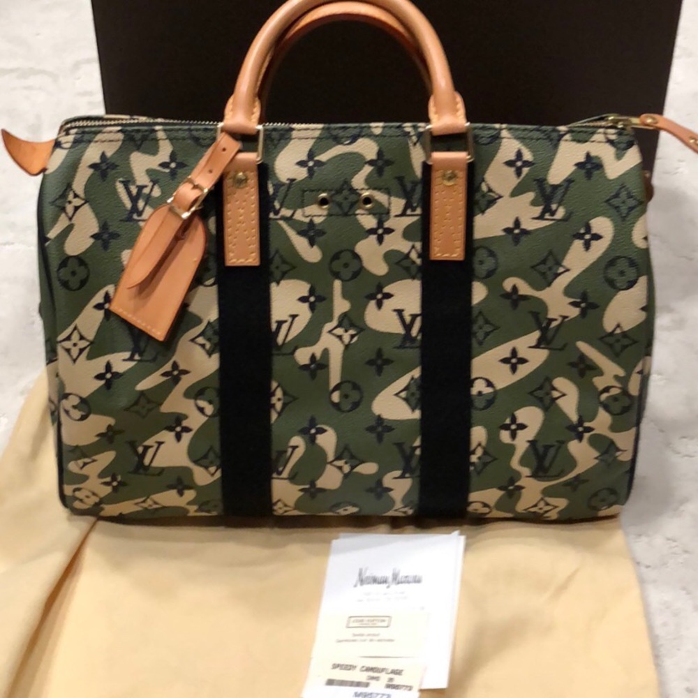 Rare Louis Vuitton Camo Murakami 35 Sp… - Picture 3 of 8